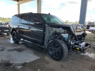 2024 Ford Expedition Max Limited z VIN 1FMJK2A80REA22008, wystawiony jako Copart lot #77822164 z przebiegiem 6 264 mil mil oraz Nie do naprawy • Non repairable. Historia ofert i sprzedaży dostępna na DreamBid. Obrazek 4.