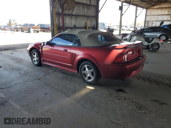 2003 Ford Mustang Deluxe with VIN 1FAFP44493F407753, listed as a Copart auction lot 59378035 with 131,050 mi miles and Salvage title. Bid and sale history available at DreamBid. Image 2.