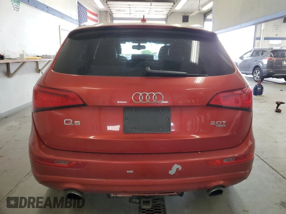 2014 Audi Q5 Premium Plus with VIN WA1LFBFP3EA028494, listed as a Copart auction lot 59033515 with 130,206 mi miles and Salvage title. Bid and sale history available at DreamBid. Image 6.
