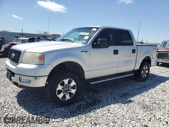 2005 Ford F-150 XLT with VIN 1FTPW14535FB54294, listed as a Copart auction lot 54104885 with 216,202 mi miles and Clean Title. Bid and sale history available at carsss.com. Image 1.