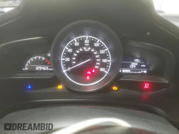2017 Mazda 3 Sport with VIN 3MZBN1U79HM142232, listed as a Copart auction lot 50261985 with 129,469 mi miles and Salvage Title. Bid and sale history available at DreamBid. Image 9.