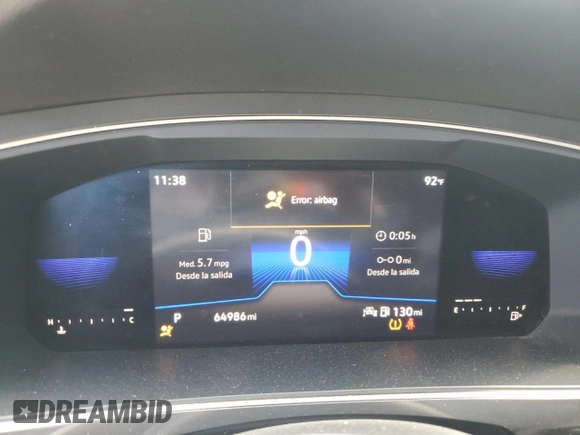 2023 Volkswagen Tiguan S with VIN 3VVRB7AX7PM064597, listed as a Copart auction lot 60149265 with 64,986 mi miles and Non repairable. Bid and sale history available at DreamBid. Image 9.
