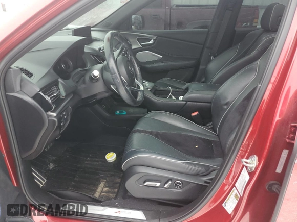 2021 Acura RDX w/A-Spec Package with VIN 5J8TC2H67ML001418, listed as a Copart auction lot 45338495 with Not Provided miles and Salvage Title. Bid and sale history available at carsss.com. Image 7.