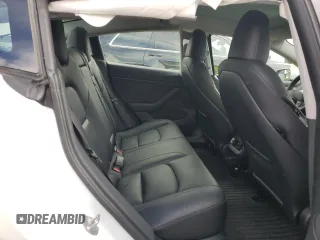 2023 Tesla Model 3 with VIN 5YJ3E1EA2PF569109, listed as a Copart auction lot 48527155 with 30,458 mi miles and Salvage Title. Bid and sale history available at carsss.com. Image 10.