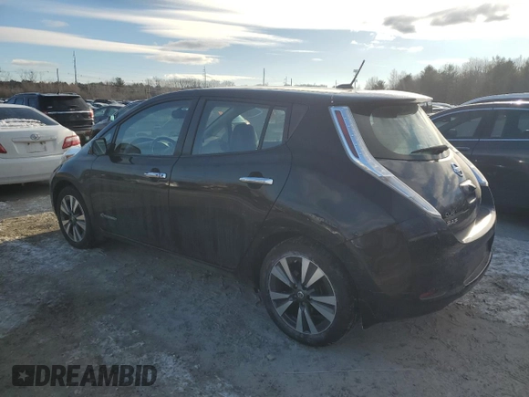 2016 Nissan LEAF SL with VIN 1N4BZ0CP6GC309459, listed as a Copart auction lot 88579325 with 58,342 mi miles and Clean Title. Bid and sale history available at carsss.com. Image 2.