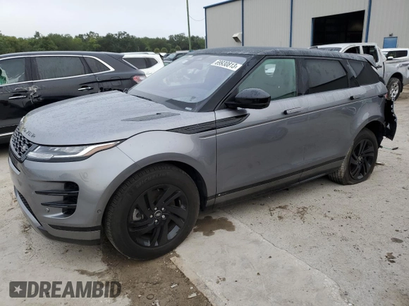 2021 Land Rover Range Rover Evoque R-Dynamic S with VIN SALZT2FX0MH147563, listed as a Copart auction lot 69930813 with 43,639 mi miles. Bid and sale history available at carsss.com. Image 1.