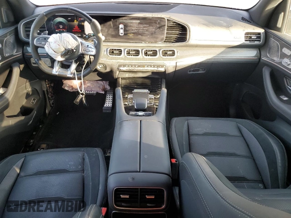 2023 Mercedes-Benz GLE 53 AMG with VIN 4JGFB6BB5PA909969, listed as a Copart auction lot 42283405 with 19,033 mi miles and Salvage title. Bid and sale history available at DreamBid. Image 8.