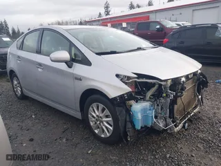 2014 Toyota Prius Plug-In with VIN JTDKN3DP9E3050355, listed as a IAAI auction lot 41466072 with 106,309 mi miles. Bid and sale history available at carsss.com. Image 1.