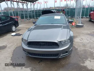 2014 Ford Mustang V6 with VIN 1ZVBP8AM1E5277123, listed as a IAAI auction lot 41917529 with 121,631 mi miles. Bid and sale history available at carsss.com. Image 12.