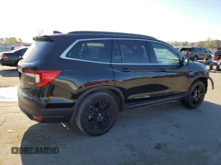 2021 Honda Pilot Special Edition with VIN 5FNYF5H20MB025749, listed as a Copart auction lot 50597185 with 46,173 mi miles and Salvage Title. Bid and sale history available at DreamBid. Image 3.