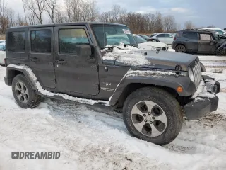 2017 Jeep Wrangler Unlimited 75th Anniversary z VIN 1C4BJWEG8HL585435, wystawiony jako Copart lot #82579554 z przebiegiem 124 840 mil mil oraz Czysty tytuł • Clean title. Historia ofert i sprzedaży dostępna na DreamBid. Obrazek 4.