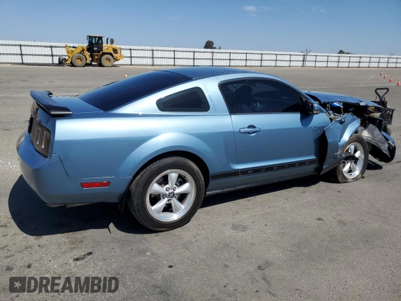 2007 Ford Mustang Deluxe with VIN 1ZVFT80N875349736, listed as a Copart auction lot 58098075 with 195,370 mi miles and Salvage title. Bid and sale history available at DreamBid. Image 3.