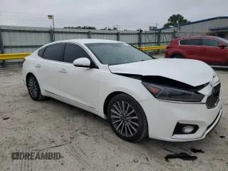 2018 Kia Cadenza Premium with VIN KNALB4J14J5116292, listed as a Copart auction lot 42149765 with 72,734 mi miles and Salvage Title. Bid and sale history available at carsss.com. Image 4.