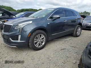 2020 Cadillac XT5 Premium Luxury AWD with VIN 1GYKNDRS1LZ200305, listed as a Copart auction lot 64542035 with 56,675 mi miles and Salvage title. Bid and sale history available at DreamBid. Image 1.