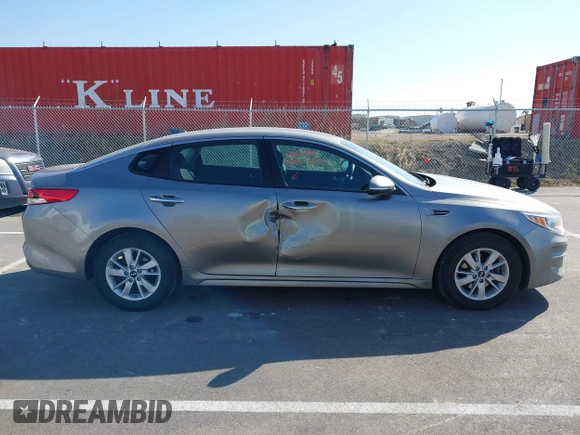 2017 Kia Optima LX with VIN 5XXGT4L32HG168901, listed as a IAAI auction lot 41775573 with 80,956 mi miles. Bid and sale history available at carsss.com. Image 13.