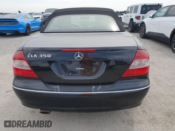 2008 Mercedes-Benz CLK-Class 3.5L with VIN WDBTK56F48F256262, listed as a Copart auction lot 74918114 with 0 mi miles and Salvage Title. Bid and sale history available at carsss.com. Image 6.