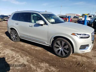 2021 Volvo XC90 Inscription with VIN YV4A22PL5M1708753, listed as a Copart auction lot 80715284 with 15,191 mi miles and Salvage Title. Bid and sale history available at carsss.com. Image 4.