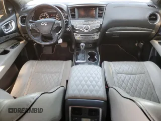 2019 Infiniti QX60 Pure with VIN 5N1DL0MN9KC566394, listed as a Copart auction lot 62879095 with 56,448 mi miles and Salvage title. Bid and sale history available at DreamBid. Image 8.