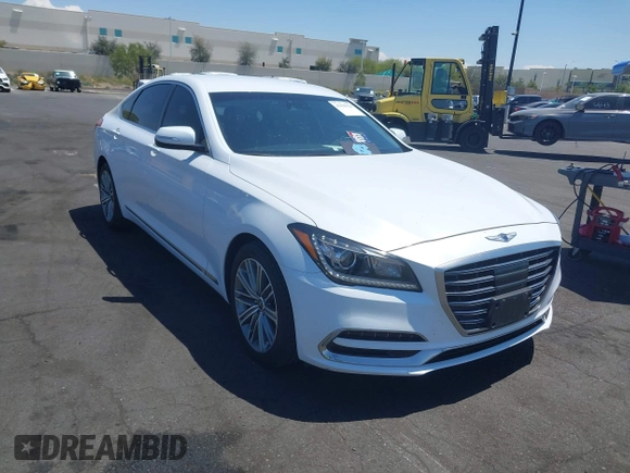 2018 Genesis G80 3.8L with VIN KMHGN4JE2JU238858, listed as a IAAI auction lot 42151733 with 49,512 mi miles and . Bid and sale history available at DreamBid. Image 13.