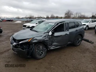 2021 Nissan Rogue S with VIN 5N1AT3AA3MC675569, listed as a Copart auction lot 49222605 with 28,792 mi miles and Salvage title. Bid and sale history available at DreamBid. Image 1.