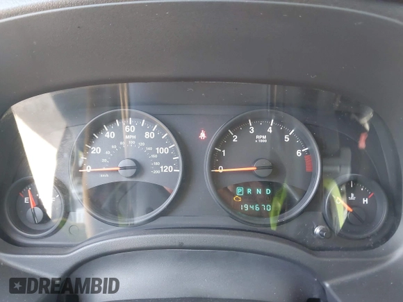 2012 Jeep Patriot Sport with VIN 1C4NJRBB0CD576612, listed as a IAAI auction lot 42076487 with 194,670 mi miles. Bid and sale history available at carsss.com. Image 7.