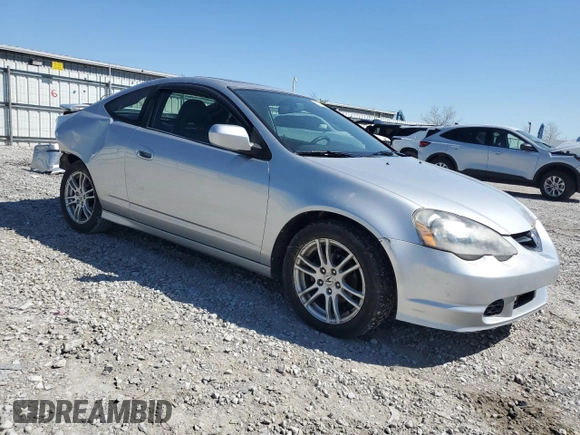 2005 Acura RSX with VIN JH4DC54845S001636, listed as a Copart auction lot 53319145 with 203,867 mi miles and Salvage title. Bid and sale history available at DreamBid. Image 4.