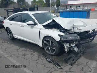2020 Honda Accord Sport with VIN 1HGCV2F39LA012708, listed as a IAAI auction lot 41783453 with 98,974 mi miles and . Bid and sale history available at DreamBid. Image 1.