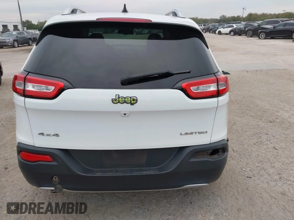2016 Jeep Cherokee Limited with VIN 1C4PJMDB6GW170207, listed as a IAAI auction lot 41346028 with 115,525 mi miles and . Bid and sale history available at DreamBid. Image 16.