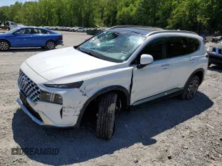 2023 Hyundai Santa Fe Limited z VIN 5NMS5DA1XPH000851, wystawiony jako Copart lot #55923105 z przebiegiem 41 675 mil mil oraz Szkoda całkowita • Salvage title. Historia ofert i sprzedaży dostępna na DreamBid. Obrazek 1.