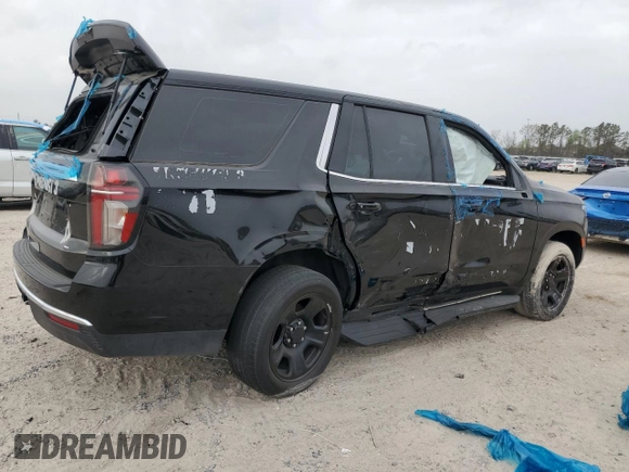 2023 Chevrolet Tahoe Commercial with VIN 1GNSCLED6PR415916, listed as a Copart auction lot 47653735 with 19,038 mi miles and Non repairable. Bid and sale history available at DreamBid. Image 3.