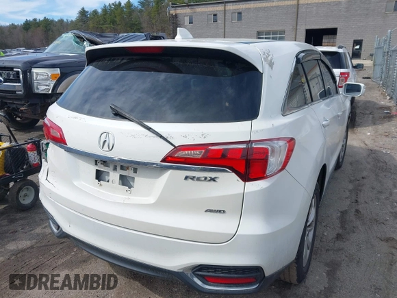 2016 Acura RDX Technology with VIN 5J8TB4H50GL016692, listed as a IAAI auction lot 41827258 with 209,224 mi miles and . Bid and sale history available at DreamBid. Image 4.