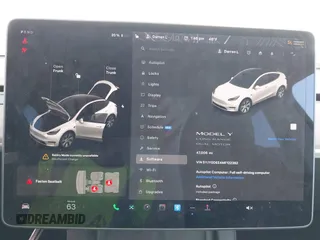 2021 Tesla Model Y Long Range with VIN 5YJYGDEE4MF122362, listed as a IAAI auction lot 42096138 with 47,006 mi miles and . Bid and sale history available at DreamBid. Image 7.