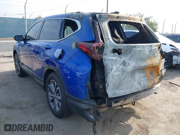 2021 Honda CR-V EX with VIN 7FARW2H50ME035831, listed as a IAAI auction lot 42406871 with Not provided miles and . Bid and sale history available at DreamBid. Image 3.