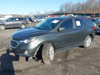 2020 Chevrolet Equinox LS with VIN 3GNAXSEV4LS504720, listed as a IAAI auction lot 41836052 with 110,627 mi miles. Bid and sale history available at carsss.com. Image 2.