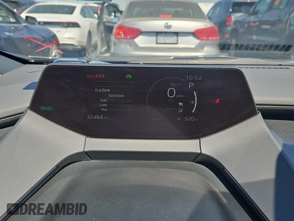2024 Toyota Prius LE with VIN JTDACAAUXR3022182, listed as a IAAI auction lot 42844327 with 32,484 mi miles and . Bid and sale history available at DreamBid. Image 22.