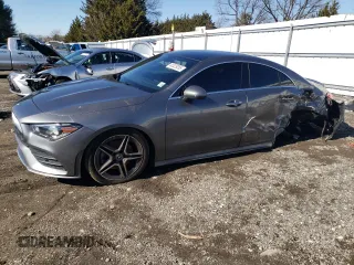 2021 Mercedes-Benz CLA 250 z VIN W1K5J4HB1MN169944, wystawiony jako Copart lot #45329265 z przebiegiem 36 900 mil mil oraz Szkody całkowita. Historia ofert i sprzedaży dostępna na DreamBid. Obrazek 1.