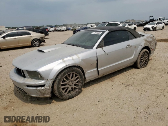2006 Ford Mustang GT Deluxe with VIN 1ZVFT85H265102410, listed as a Copart auction lot 57847545 with 178,534 mi miles and Salvage title. Bid and sale history available at DreamBid. Image 1.