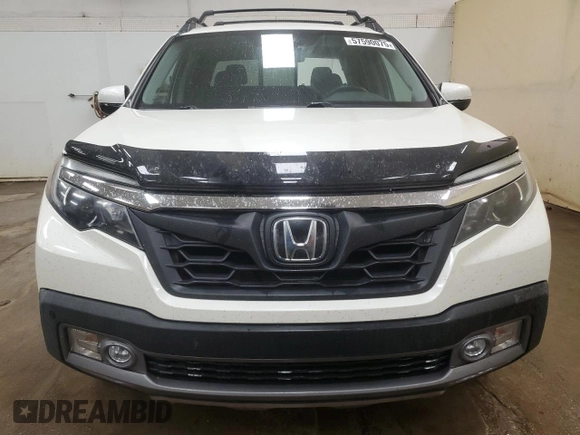 2018 Honda Ridgeline RTL-E with VIN 5FPYK3F74JB001049, listed as a Copart auction lot 57590075 with 111,848 mi miles and Clean title. Bid and sale history available at DreamBid. Image 5.