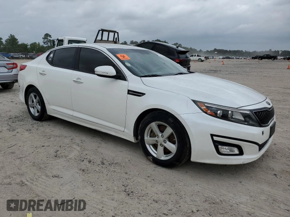 2015 Kia Optima LX with VIN KNAGM4A78F5640956, listed as a Copart auction lot 55154025 with 91,686 mi miles and Clean Title. Bid and sale history available at carsss.com. Image 4.