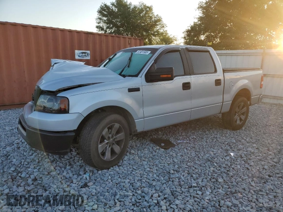 2006 Ford F-150 XLT with VIN 1FTRW12W36KC59835, listed as a Copart auction lot 52481585 with 201,301 mi miles and Salvage Title. Bid and sale history available at DreamBid. Image 1.