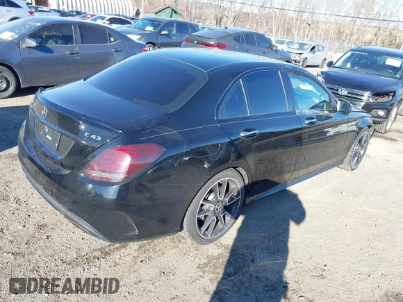 2017 Mercedes-Benz C 43 AMG with VIN 55SWF6EB2HU190238, listed as a IAAI auction lot 41022080 with 64,672 mi miles and . Bid and sale history available at DreamBid. Image 4.