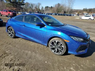 2018 Honda Civic Si Coupe with VIN 2HGFC3A5XJH752946, listed as a Copart auction lot 43460755 with 86,961 mi miles and Non Repairable. Bid and sale history available at carsss.com. Image 4.