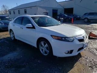 2012 Acura TSX Tech Pkg with VIN JH4CU2F63CC010287, listed as a Copart auction lot 86435164 with 97,922 mi miles and Salvage Title. Bid and sale history available at carsss.com. Image 4.