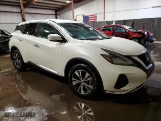 2021 Nissan Murano S with VIN 5N1AZ2AS9MC137024, listed as a Copart auction lot 43761925 with 46,527 mi miles and Salvage Title. Bid and sale history available at carsss.com. Image 4.