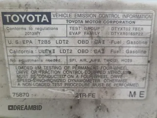 2013 Toyota Tacoma with VIN 5TFTX4CN0DX023945, listed as a IAAI auction lot 42848918 with 322,066 mi miles and . Bid and sale history available at DreamBid. Image 50.