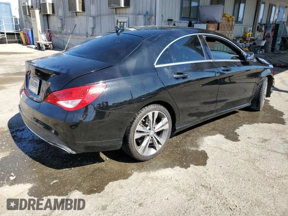 2018 Mercedes-Benz CLA 250 with VIN WDDSJ4EBXJN509885, listed as a Copart auction lot 58088825 with Not provided miles and Salvage title. Bid and sale history available at DreamBid. Image 3.