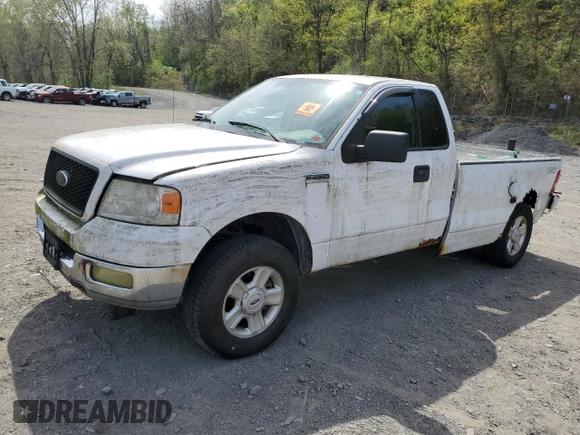 2004 Ford F-150 XL with VIN 1FTRF14574NB59432, listed as a Copart auction lot 55273405 with 145,271 mi miles and Clean Title. Bid and sale history available at DreamBid. Image 1.