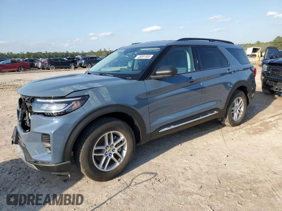 2025 Ford Explorer Active with VIN 1FMUK7DHXSGA16958, listed as a Copart auction lot 48891955 with 1,876 mi miles and Non Repairable. Bid and sale history available at carsss.com. Image 1.