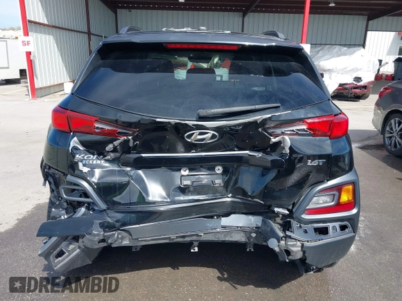 2018 Hyundai Kona Limited with VIN KM8K33A58JU078785, listed as a IAAI auction lot 41808445 with 58,738 mi miles. Bid and sale history available at carsss.com. Image 6.