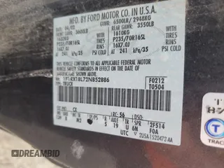 2002 Ford F-150 XL with VIN 1FTRX18L72NB52886, listed as a Copart auction lot 59914175 with Not provided miles and Salvage title. Bid and sale history available at DreamBid. Image 12.